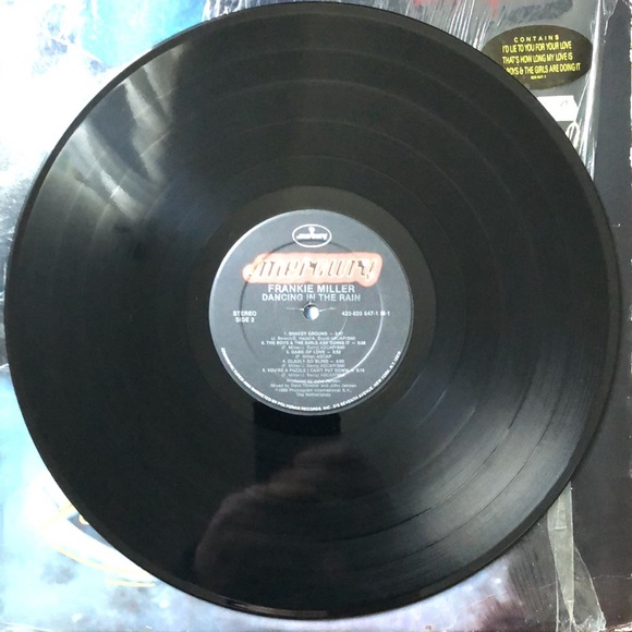Frankie Miller Dancing In The Rain Vinyl Lp Record Album '86 - Picture 6 of 6